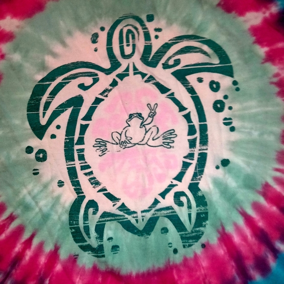 Peace Frogs tye dye shirt .Medium - Picture 5 of 5